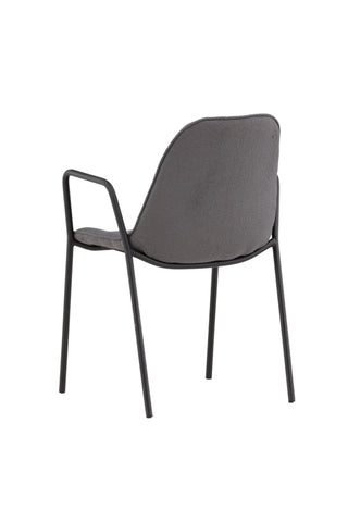Vind Klädesholmen Matstol 2-pack - Svart / Mörkgrå Boucle