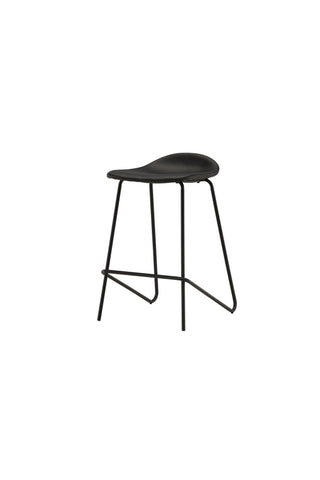Vind Grebbestad Barstol 2-pack - Svart / Svart PU