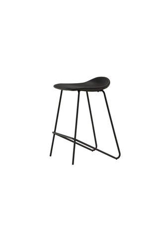 Vind Grebbestad Barstol 2-pack - Svart / Svart PU