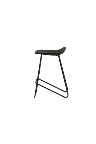 Vind Grebbestad Barstol 2-pack - Svart / Svart PU