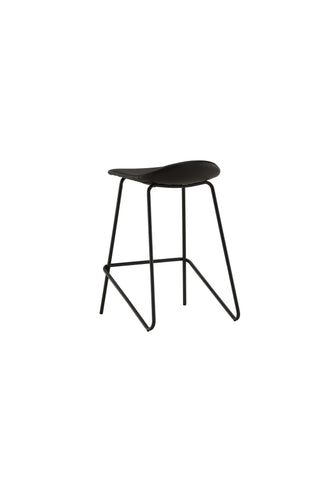 Vind Grebbestad Barstol 2-pack - Svart / Svart PU
