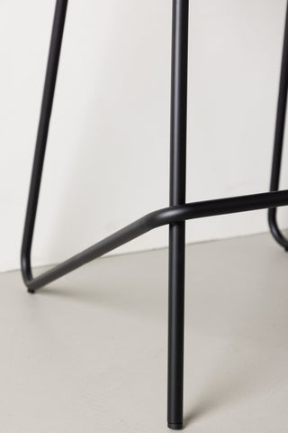 Vind Grebbestad Barstol 2-pack - Svart / Svart PU