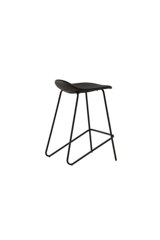 Vind Grebbestad Barstol 2-pack - Svart / Svart PU