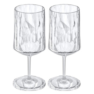 Club No. 4 Vinglas Plast 300 ml Crystal Clear 2-pack
