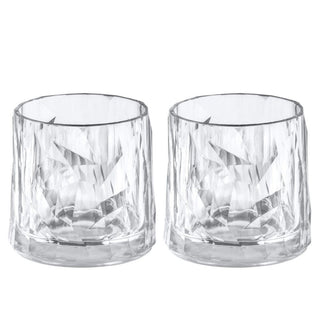 Club No. 2 Tumblerglas Plast 250 ml Crystal Clear 2-pack