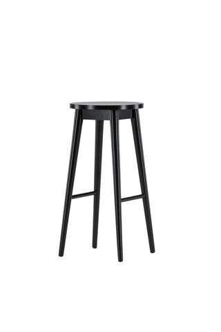 Vind Mollösand Barstol 2-pack - Svart / Svart Trä