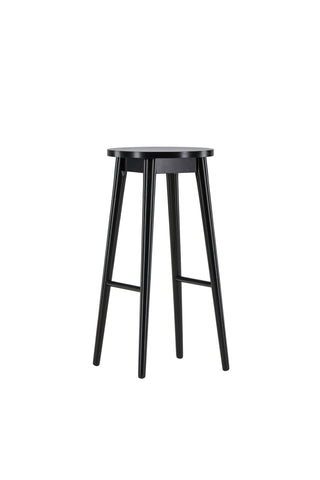 Vind Mollösand Barstol 2-pack - Svart / Svart Trä
