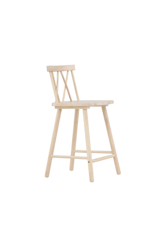 Vind Mollöström Barstol 2-pack - Whitewash / Trä