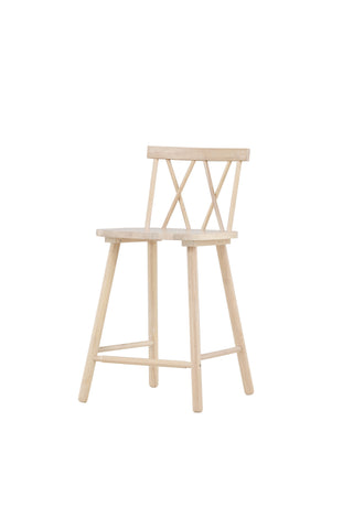 Vind Mollöström Barstol 2-pack - Whitewash / Trä