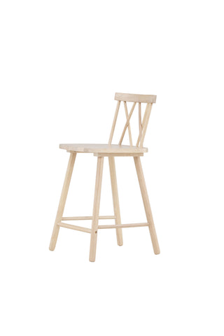 Vind Mollöström Barstol 2-pack - Whitewash / Trä