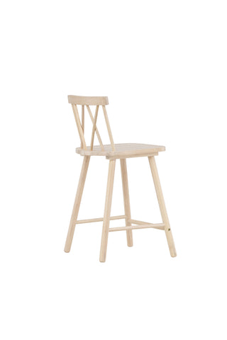 Vind Mollöström Barstol 2-pack - Whitewash / Trä