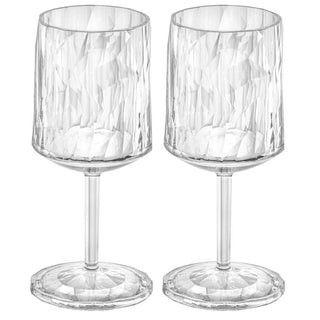 Club No. 9 Vinglas Plast 200 ml Crystal Clear 2-pack