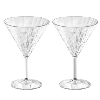 Club No. 12 Martiniglas Plast 250 ml Crystal Clear 2-pack