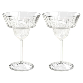 Club No. 16 Drinkglas Plast 250 ml Crystal Clear 2-pack