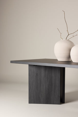Vind Bassholmen Matbord 100x240 cm - Svart