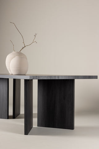 Vind Bassholmen Matbord 100x240 cm - Svart
