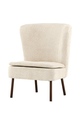 Vind Hällsö Enkelsoffa - Brun / Beige Boucle