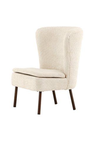 Vind Hällsö Enkelsoffa - Brun / Beige Boucle