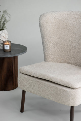 Vind Hällsö Enkelsoffa - Brun / Beige Boucle