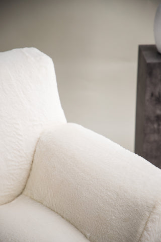 Vind Rossö Enkelsoffa - / Vit Lush sherpa fleece