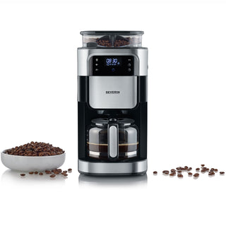 Severin Kaffebryggare med kvarn 10 kopplars 1000W KA4813