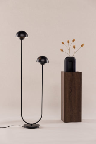 Vind Lyckorna Golvlampa - / Black Metal