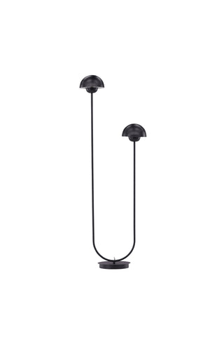 Vind Lyckorna Golvlampa - / Black Metal