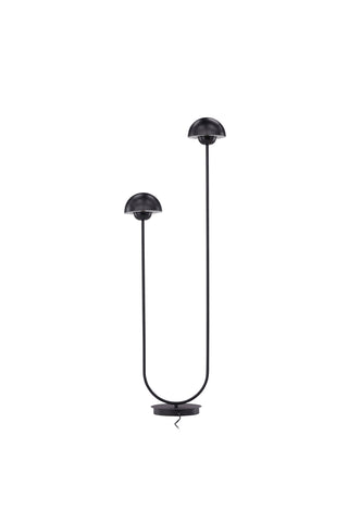 Vind Lyckorna Golvlampa - / Black Metal