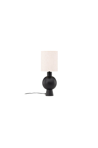 Vind Mysterna Bordslampa - Svart / Tyg Beige