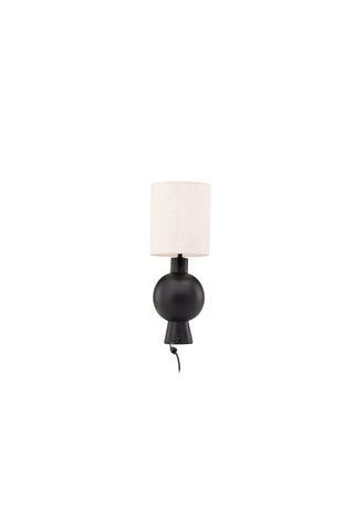 Vind Mysterna Bordslampa - Svart / Tyg Beige