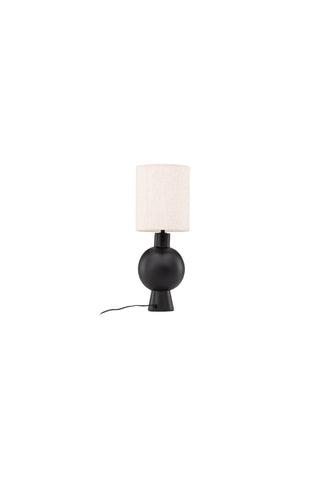 Vind Mysterna Bordslampa - Svart / Tyg Beige