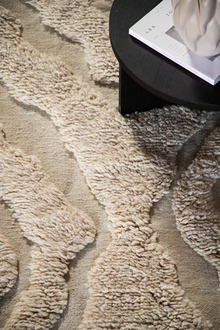 Vind Trondheim x Josefin Lustig - Matta - Beige/Vit - Ull - 170*240