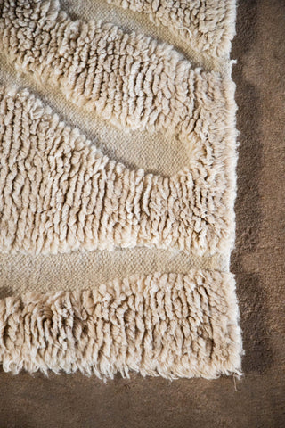 Vind Trondheim x Josefin Lustig - Matta - Beige/Vit - Ull - 200*300