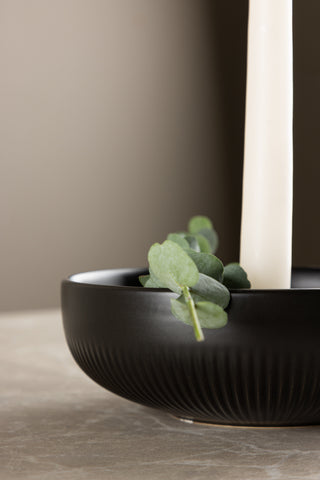 Venture Home Posh Ljusstake - Mattsvart - B18*6cm