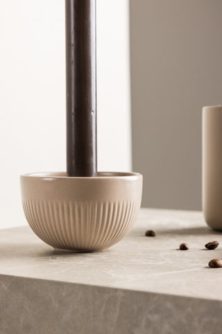 Venture Home Posh Ljusstake - Beige - B9*H6cm