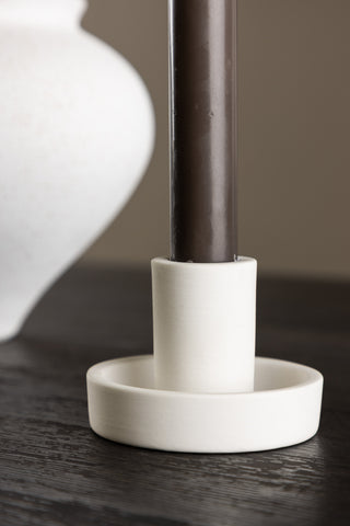 Venture Home Ceco Ljusstake - Vit - B11*H6cm