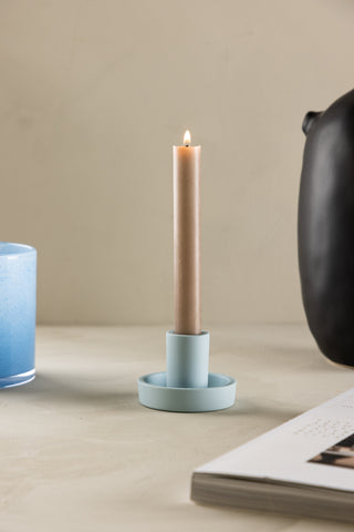 Venture Home Ceco Ljusstake - Babyblå - B11*H6cm