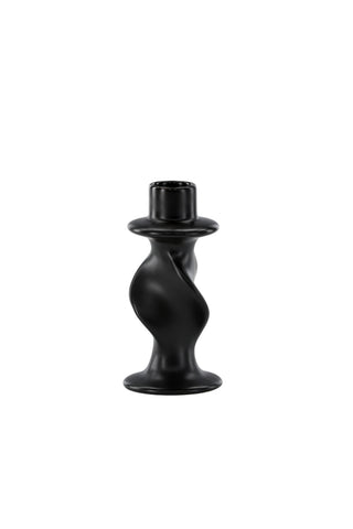 Venture Home Glory Ljusstake - Mattsvart - D2*B6*H12cm