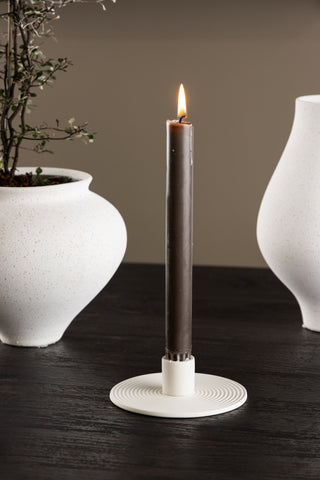 Venture Home Dian Ljusstake - Vit - B12*H4cm