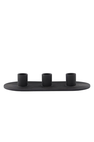 Venture Home Dian Ljusstake - Svart - B24*H4cm