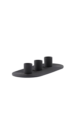 Venture Home Dian Ljusstake - Svart - B24*H4cm