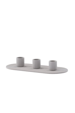 Venture Home Dian Ljusstake - Grå - B24*H4cm