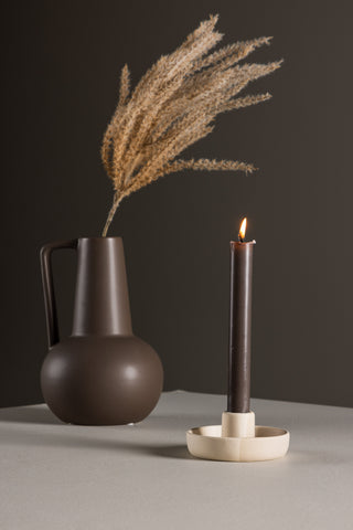 Venture Home Otis Ljusstake - Blandade Färger (Beige/Grå) - B11*H5cm