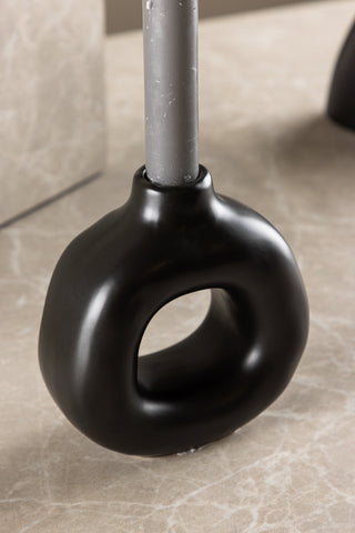 Venture Home Judi Ljusstake - Mattsvart - 13*6*13Hcm