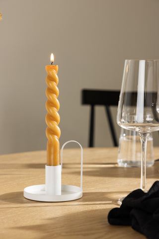 Venture Home Crai Ljusstake - Matt Vit - D2*H9*B10cm