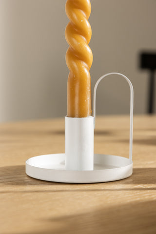 Venture Home Crai Ljusstake - Matt Vit - D2*H9*B10cm