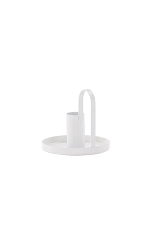 Venture Home Crai Ljusstake - Matt Vit - D2*H9*B10cm