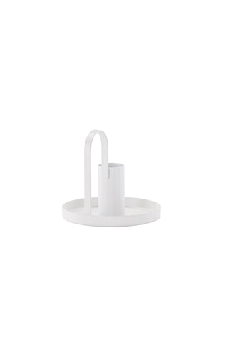 Venture Home Crai Ljusstake - Matt Vit - D2*H9*B10cm