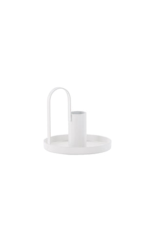 Venture Home Crai Ljusstake - Matt Vit - D2*H9*B10cm