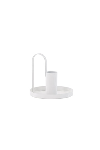 Venture Home Crai Ljusstake - Matt Vit - D2*H9*B10cm